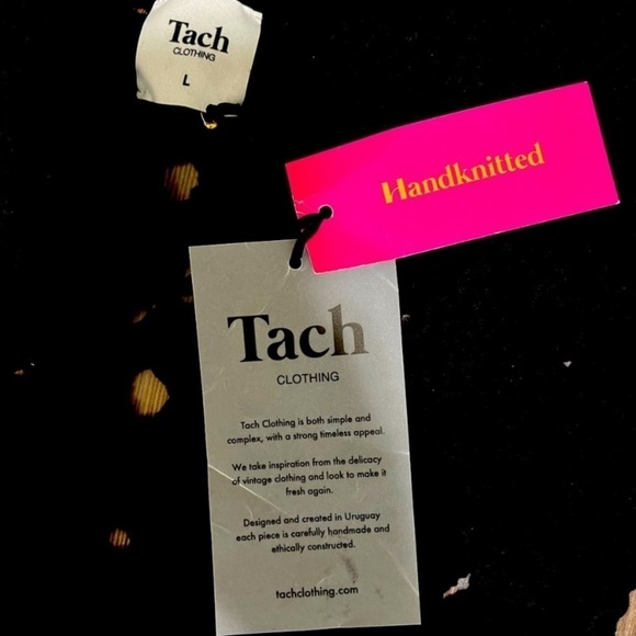 Tach Clothing New With Tags Fauna Crochet Dress In Black Size Large - Picture 8 of 15
